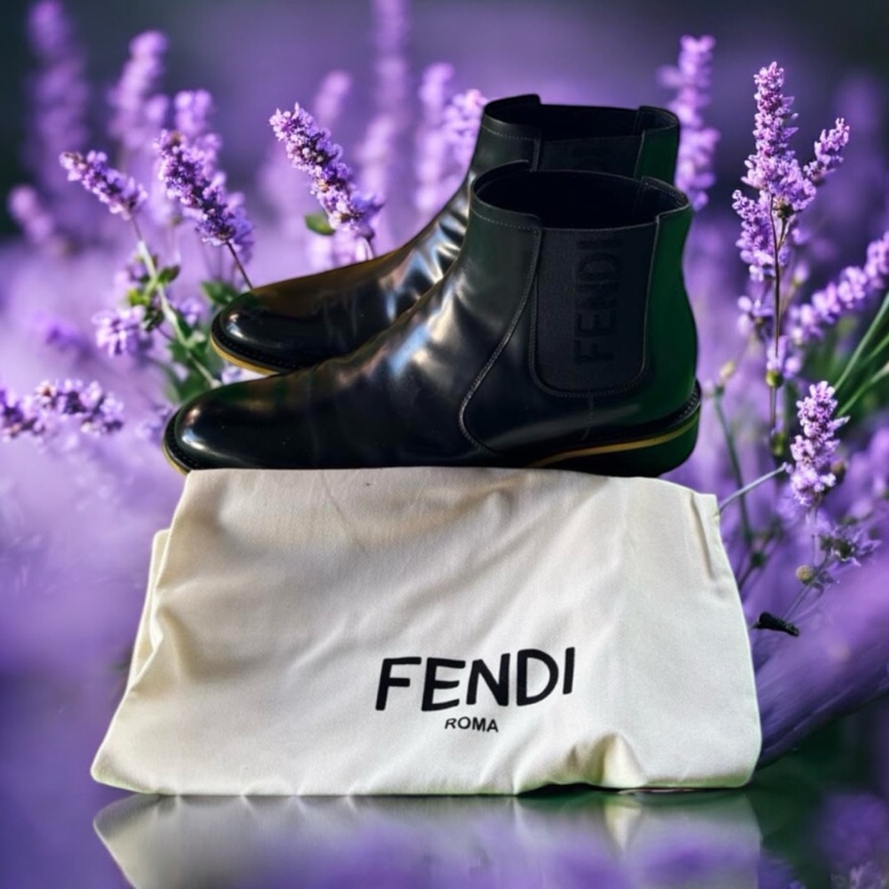 FENDI Chelsea Men’s Boots. Size 12. 100% authentic